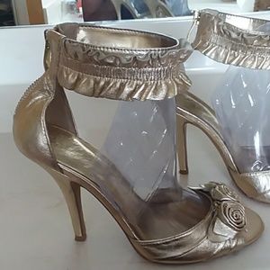 Vince Camuto gold sandals